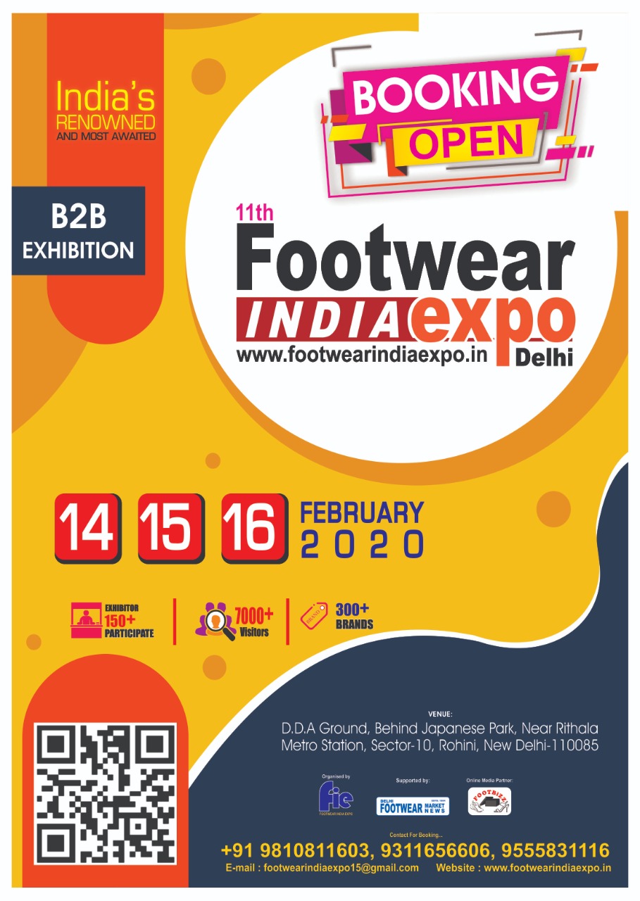 Footwear India Expo, footwear expo delhi,Footwear India Expo 2018